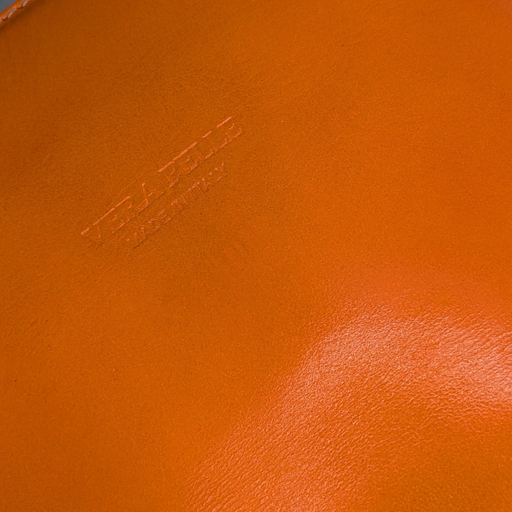 Vera Pelle Orange Crossbody Bag - Picture 6 of 15